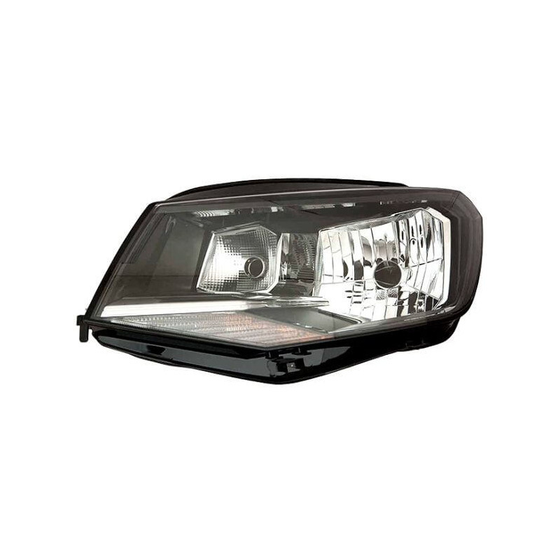 Phare avant droit H4 fond noir Volkswagen Caddy depuis 2015 - Europhare