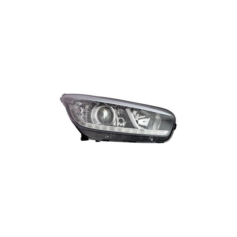 Phare avant droit H7/H7/H7/LED fond noir Kia Ceed 2 phase 1 2012-2013 - Europhare