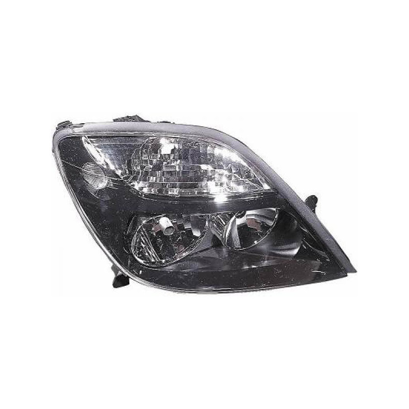 Phare avant droit noir H1/H7 Renault Megane Scenic 1 phase 2 1999-2003 - Europhare