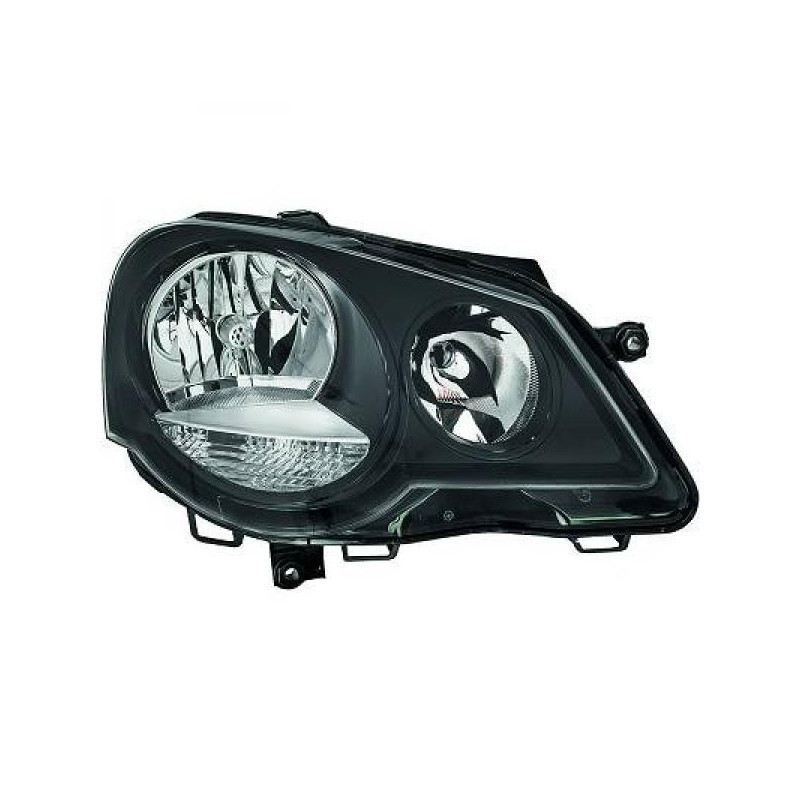 Phare avant droit noir Volkswagen Polo GTI 2005-2009 - Europhare