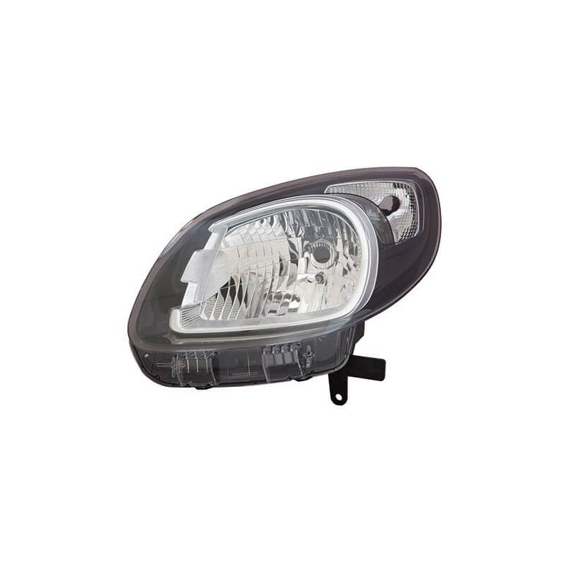 Phare avant gauche H4 noir Renault Kangoo depuis 2013 - Europhare