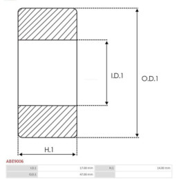 Alternateur pour FIAT PUNTO (176) PALIO (178BX) 7.8 14 17 47 46420963