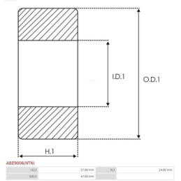 Alternateur pour FIAT PUNTO (176) PALIO (178BX) 7.8 14 17 47 46420963