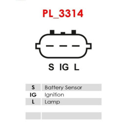 Alternateur pour TOYOTA AVENSIS Liftback (T22) 4.9 7 15 15 35 2706003040