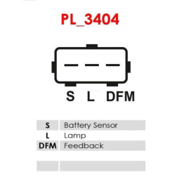 Régulateur d'alternateur pour BMW Série 3 Limousine (E46) 3 Coupe (E46) ARE0010S