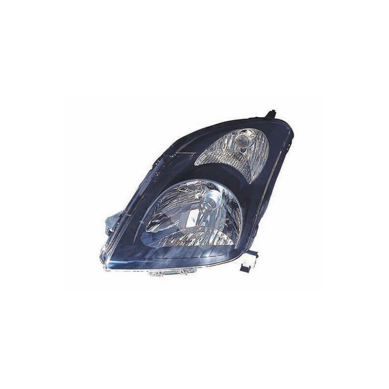 Phare avant gauche H4 noir Suzuki Swift 3 2005-2010 - Europhare