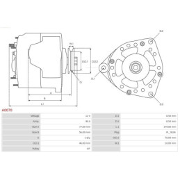 Alternateur pour BMW Série 3 Limousine (E30) 5 Limousine (E34) 5 29 025903015P