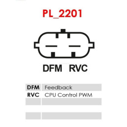 Régulateur d'alternateur pour CHEVROLET AVEO Break (T300) 140191