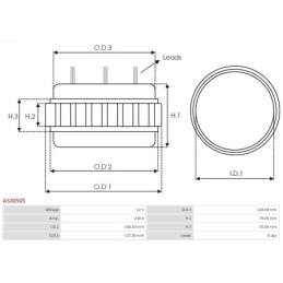 Alternateur pour MERCEDES-BENZ GLC (X253) 65 108.3 A0009061705