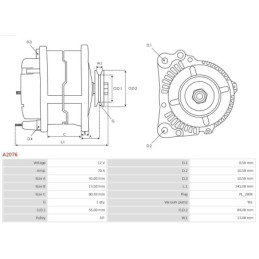 Alternateur pour NISSAN PRIMERA (P10) ALMERA I (N15) 231000E400