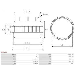 Alternateur pour FORD Econovan (KAA) 95.5 0K74018300G