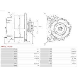 Alternateur pour FIAT Uno Break (146) 126 (126) 0000004787671