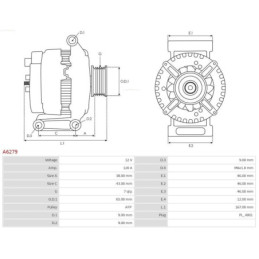 Alternateur pour HONDA ACCORD VIII (CU) 31100RL0G01