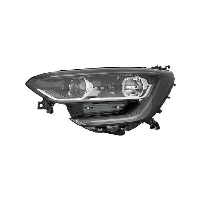 Phare avant gauche H7/H7/Led fond noir Renault Megane 4 2015-2021 - Europhare