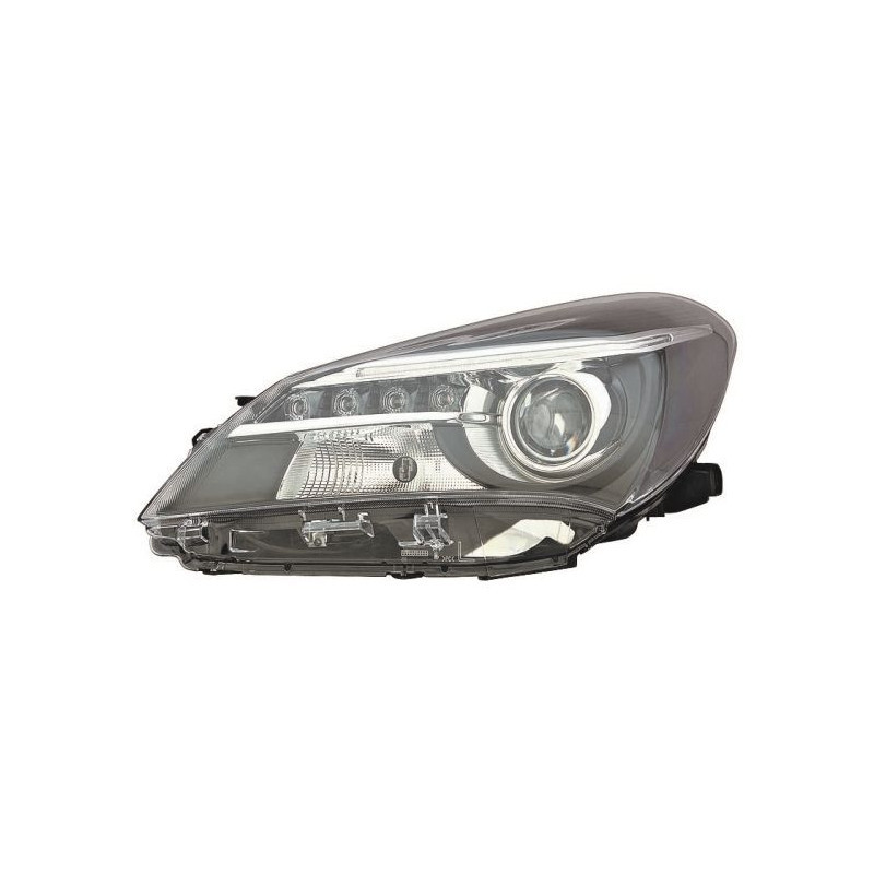 Phare avant gauche Hir2 avec loupe et Led Toyota Yaris 3 phase 2 2014-2017 - Europhare